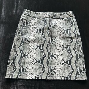 Joe Fresh Snake Print Pencil Skirt